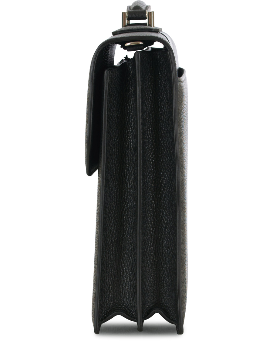 Herre | Canali Leather Briefcase Black | Canali | Leather Briefcase Black
