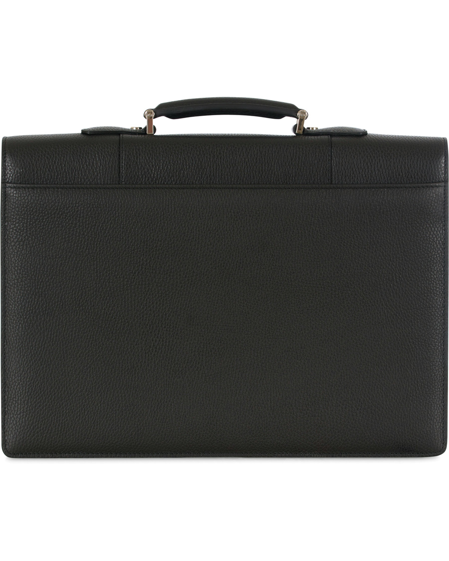 Herre | Canali Leather Briefcase Black | Canali | Leather Briefcase Black