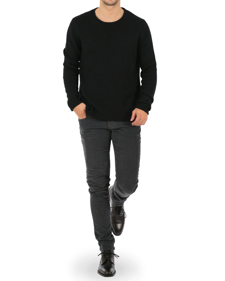 Herre | Gensere | IRO | Jorge Knitted Sweater Black