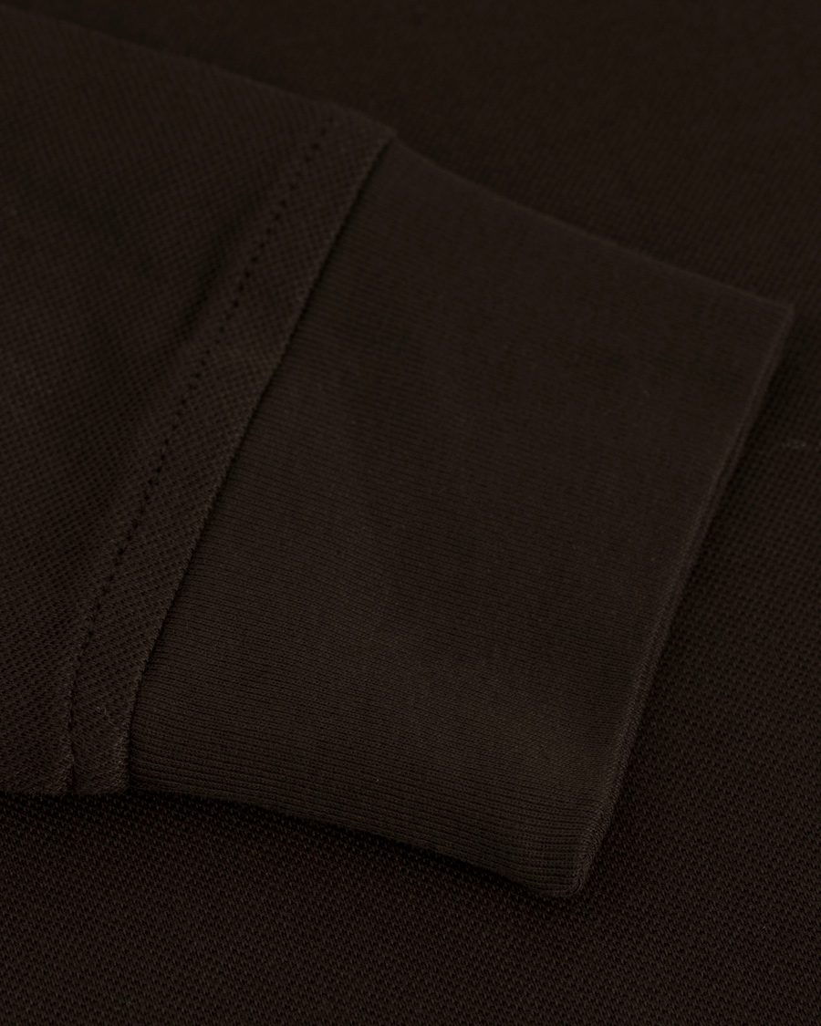 Herre | Gensere | Tommy Hilfiger | Luxury Slim Fit Long Sleeve Polo Delisioso Brown