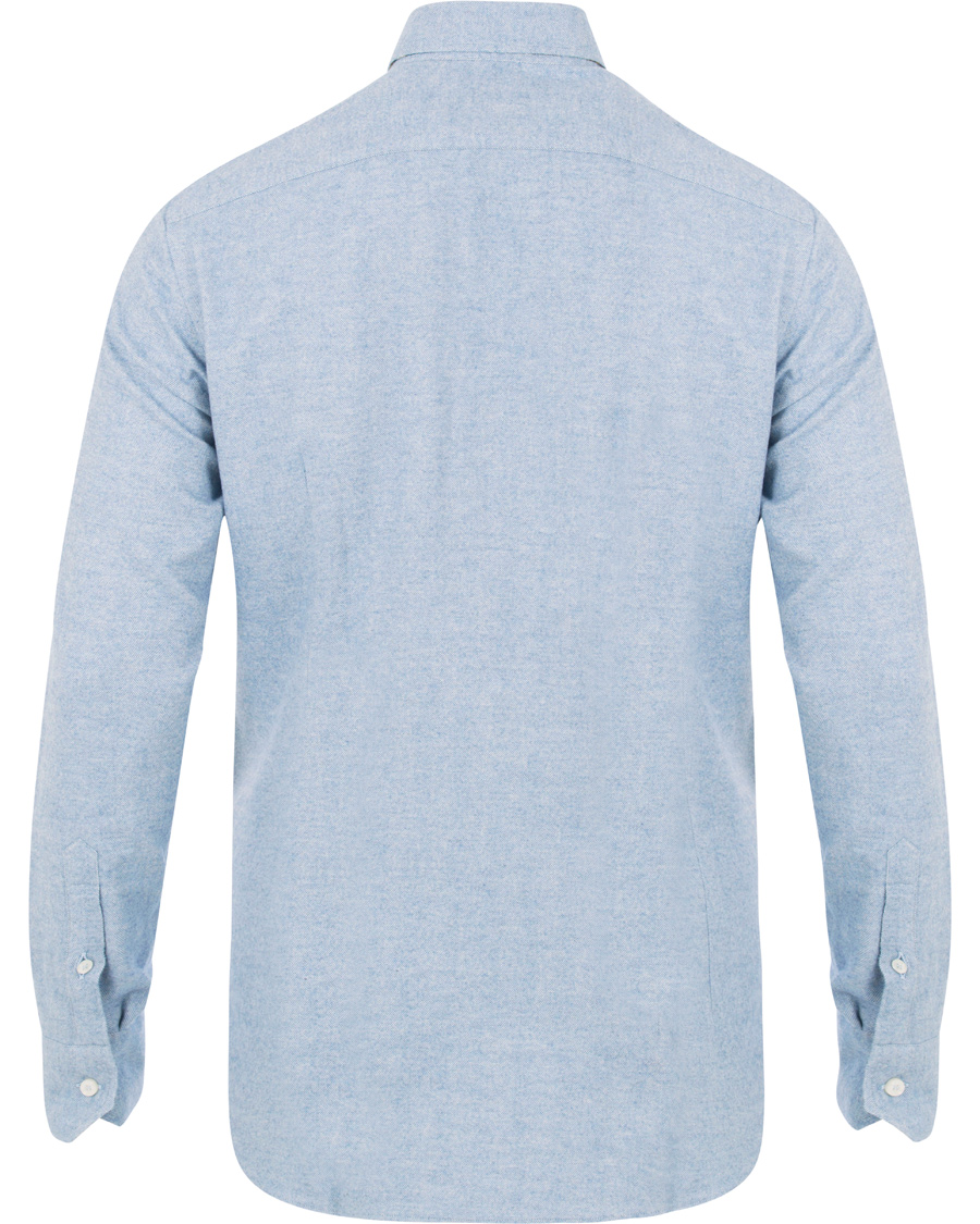 Herre | Skjorter | Etro | Slim Fit Mercurio Flannel Shirt Light Blue