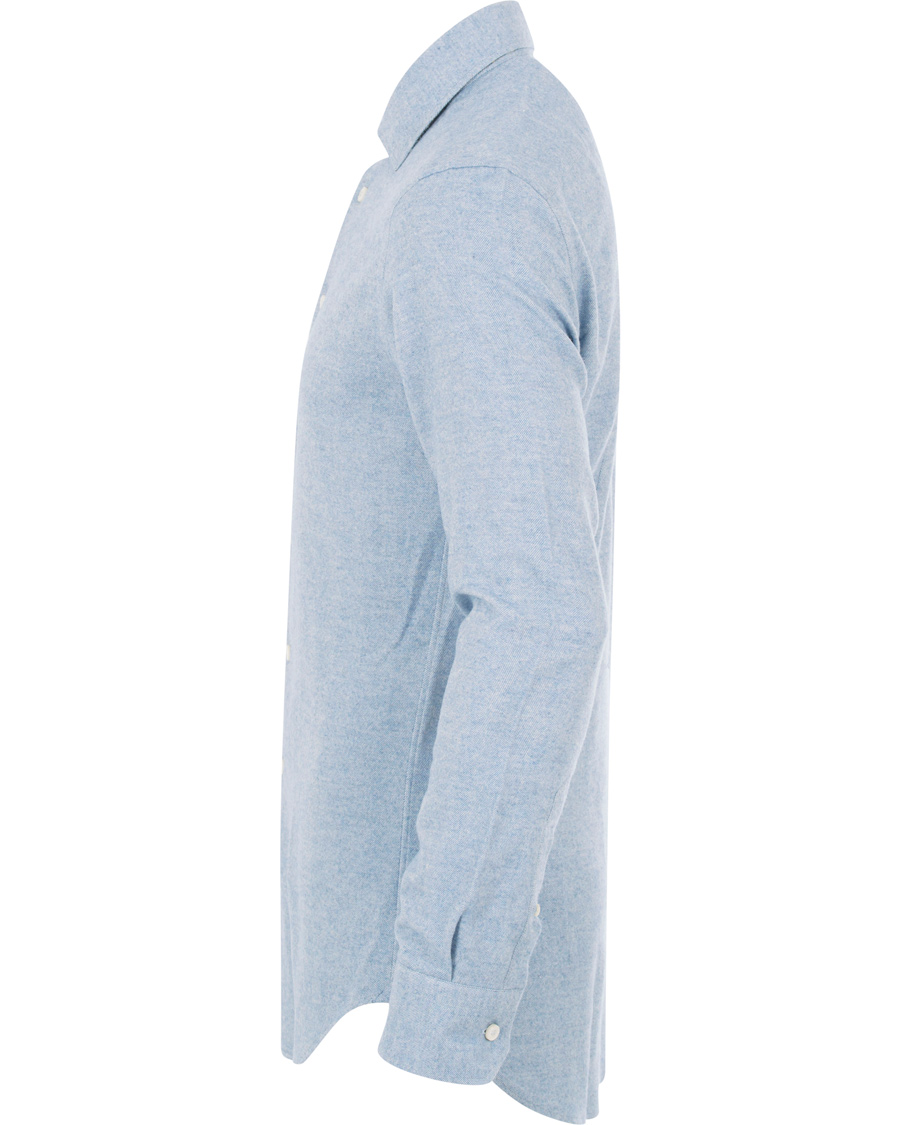 Herre | Skjorter | Etro | Slim Fit Mercurio Flannel Shirt Light Blue
