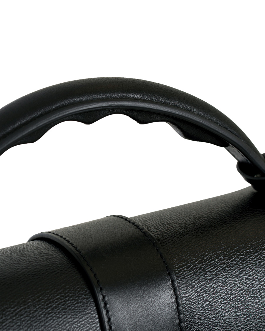 Herre | Smythson Grosvenor Slim Calf Briefcase Black | Smythson | Grosvenor Slim Calf Briefcase Black