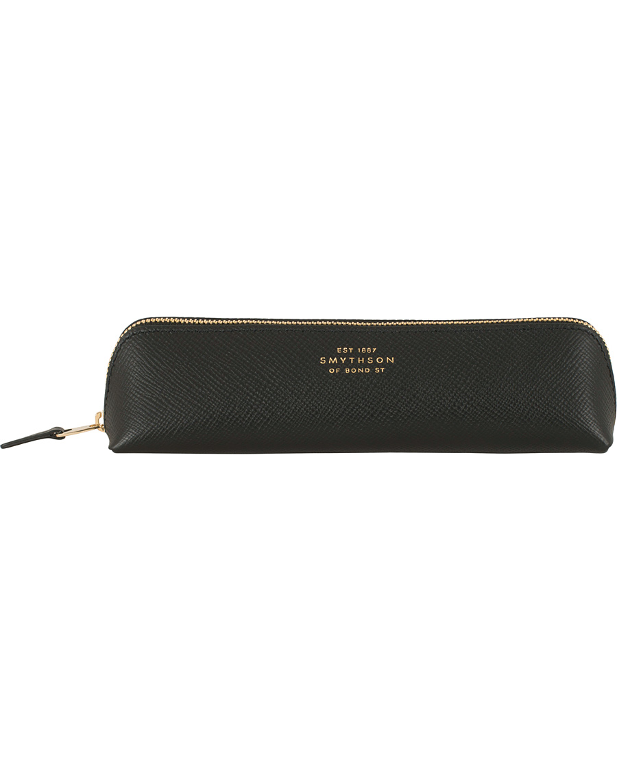 Herre | Smythson Panama Pencil Calf Case Black | Smythson | Panama Pencil Calf Case Black