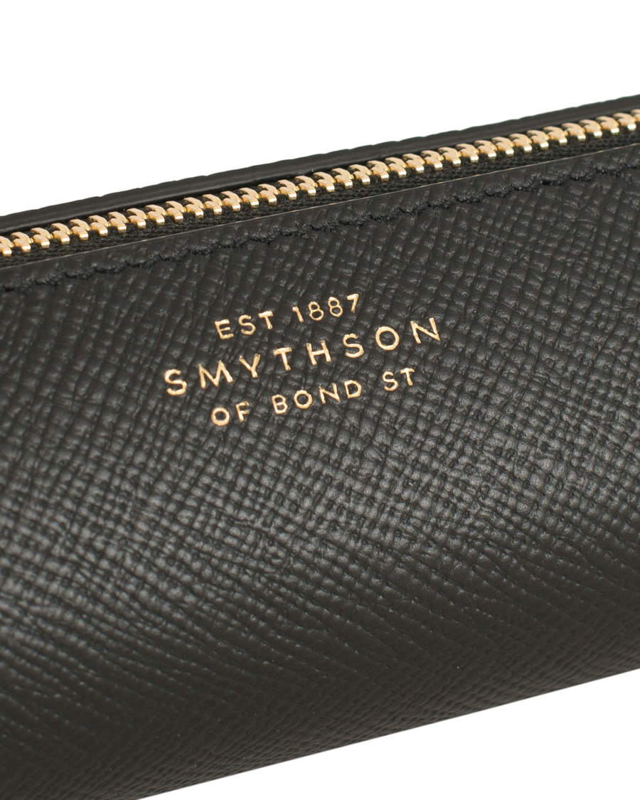 Herre | Smythson Panama Pencil Calf Case Black | Smythson | Panama Pencil Calf Case Black