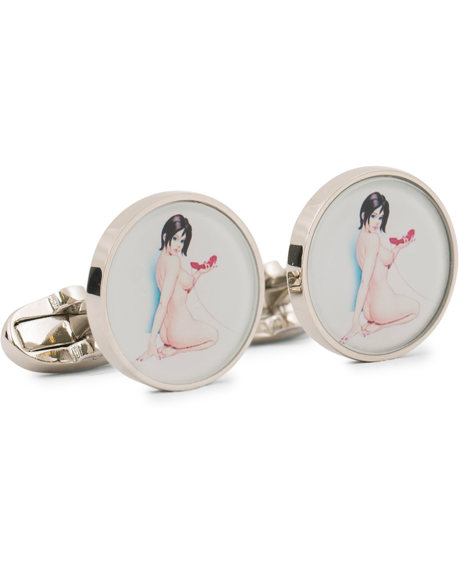 Herre | Paul Smith Naked Lady Cufflinks White | Paul Smith | Naked Lady Cufflinks White