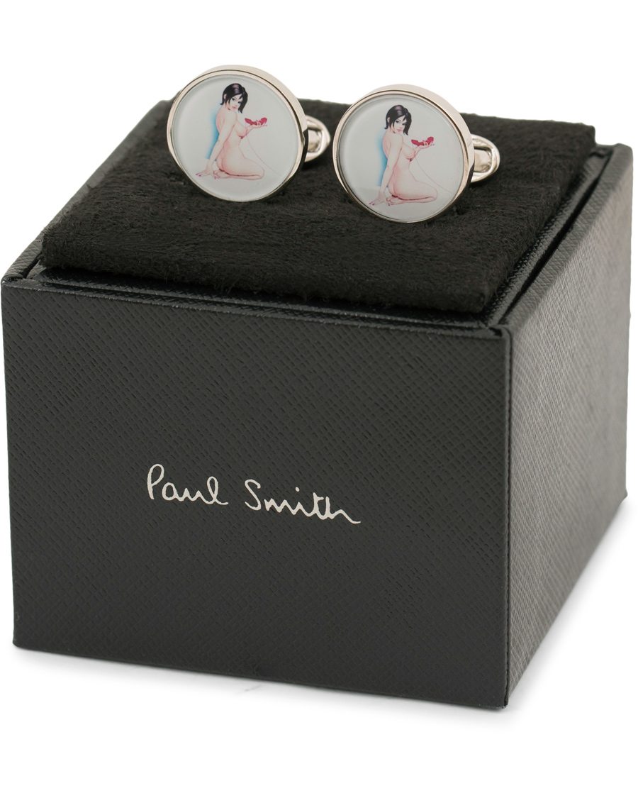 Herre | Paul Smith Naked Lady Cufflinks White | Paul Smith | Naked Lady Cufflinks White