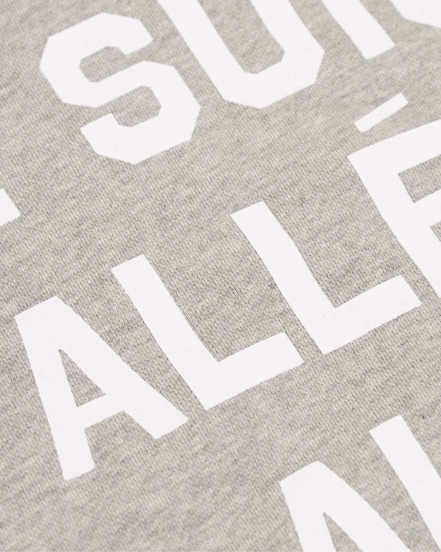 Herre | Gensere | Maison Kitsuné | Sweatshirt Je Suis Alle Grey Melange