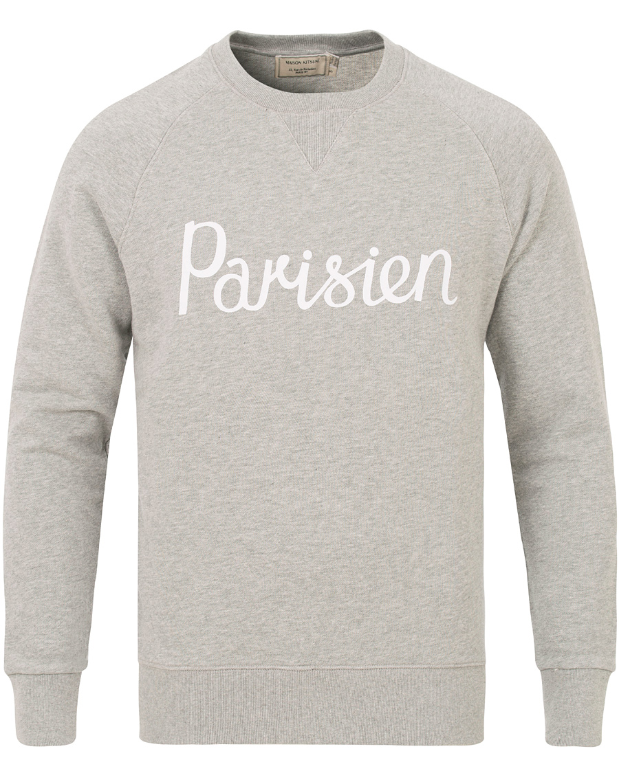 Herre | Gensere | Maison Kitsuné | Sweatshirt Parisien Grey Melange