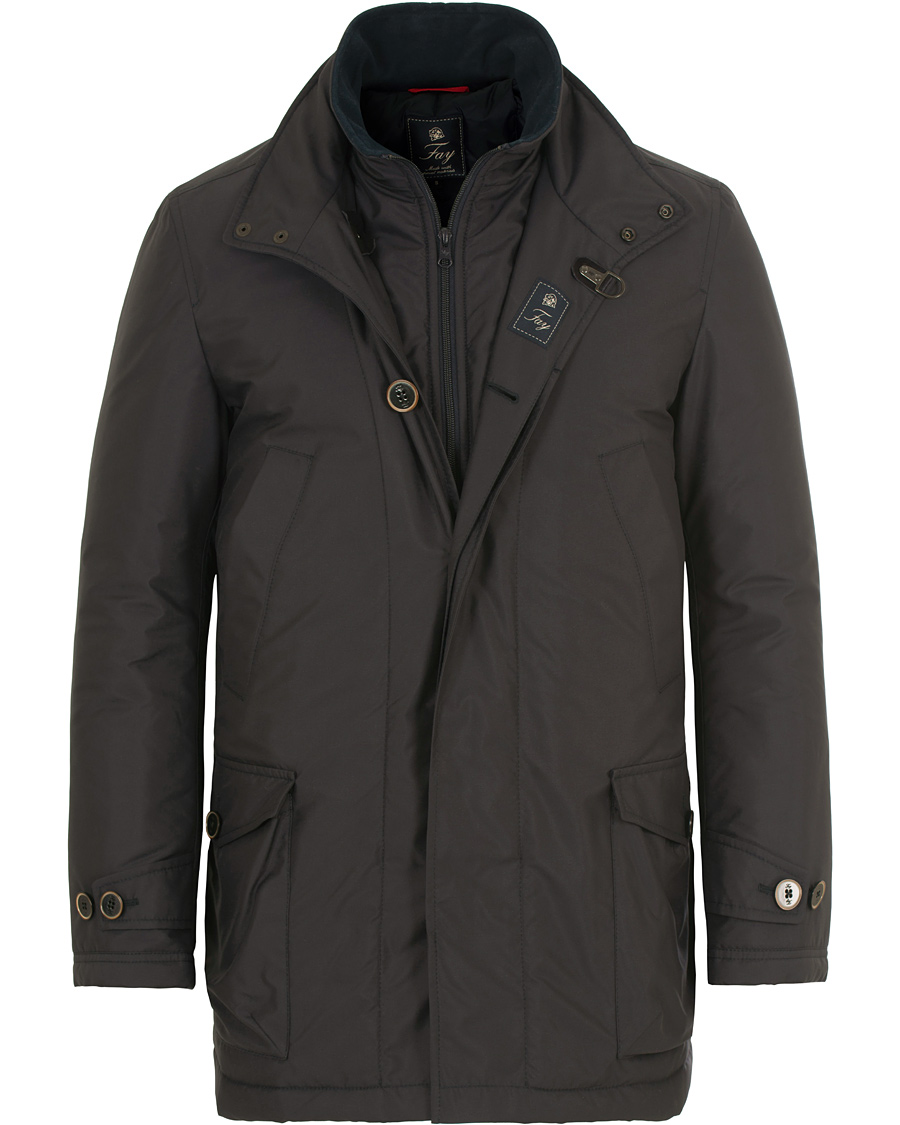 Herre | Jakker | Fay | New Week Nylon Coat Navy
