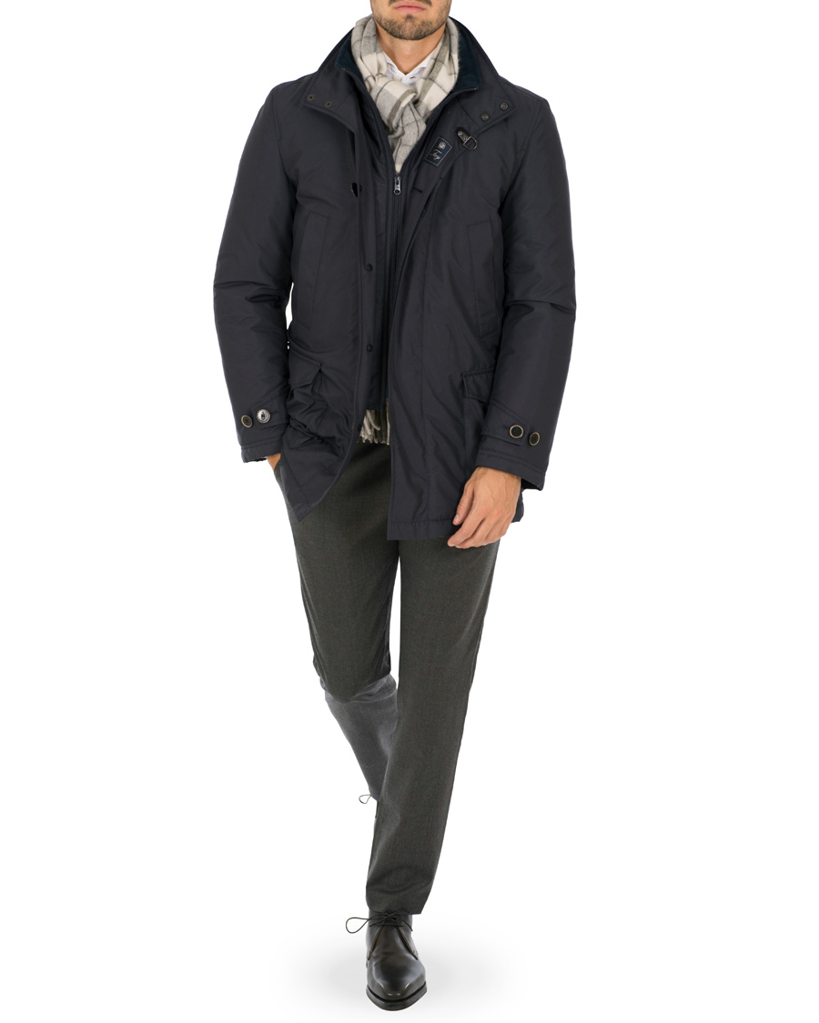 Herre | Jakker | Fay | New Week Nylon Coat Navy