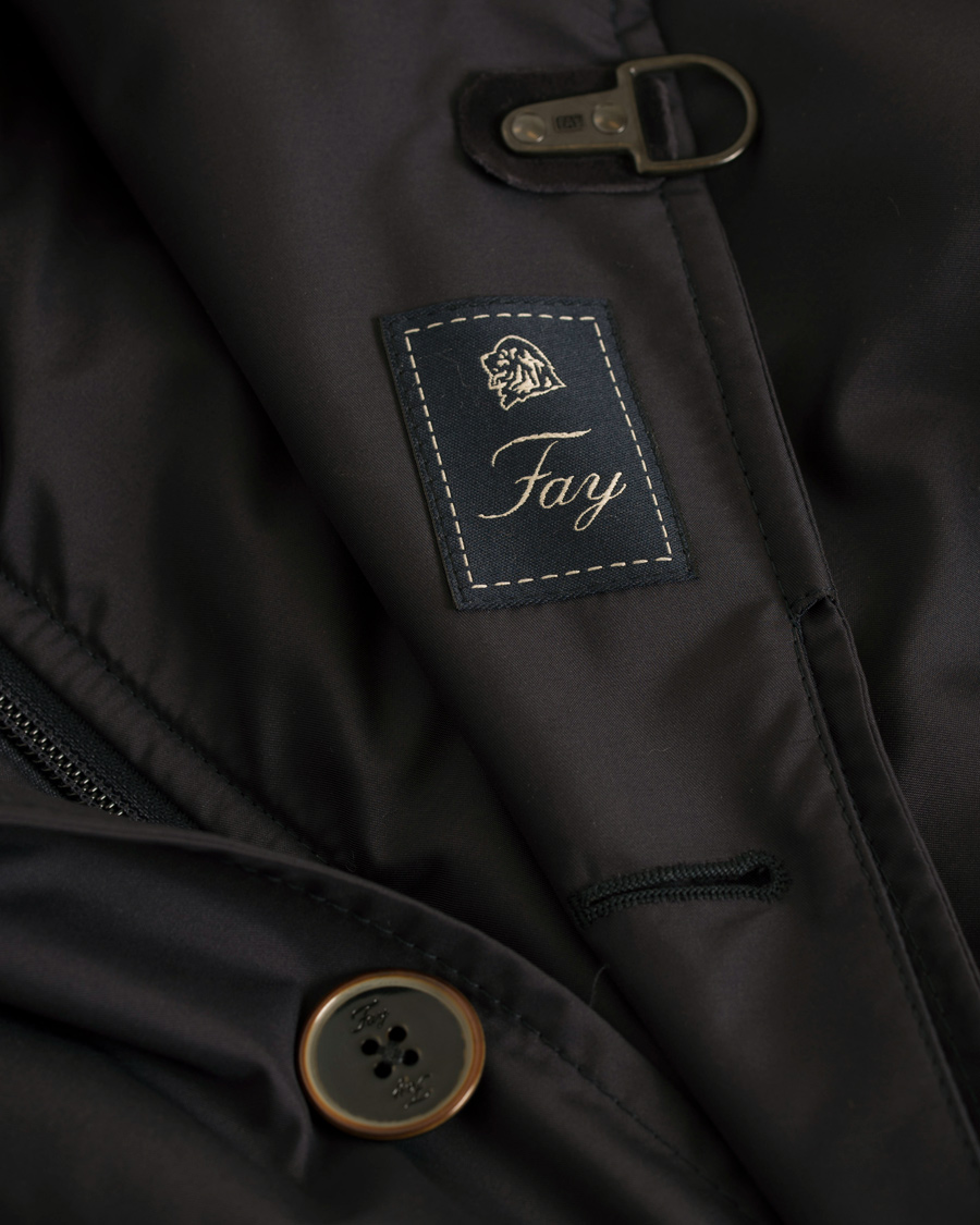 Herre | Jakker | Fay | New Week Nylon Coat Navy