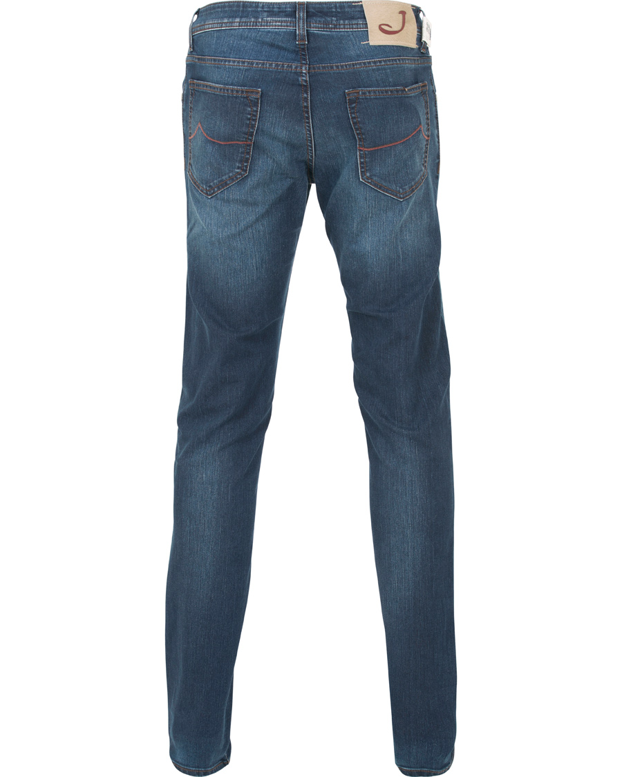 Herre | Jeans | Jacob Cohën | Jacob Cohen 622 Slim Fit Jeans Medium Blue