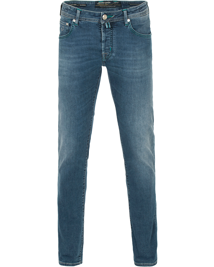 Herre | Jeans | Jacob Cohën | Jacob Cohen 622 Limited Luxury Edition Slim Fit Jeans Light Blue