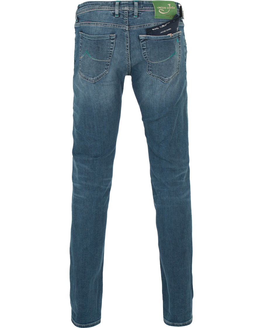 Herre | Jeans | Jacob Cohën | Jacob Cohen 622 Limited Luxury Edition Slim Fit Jeans Light Blue