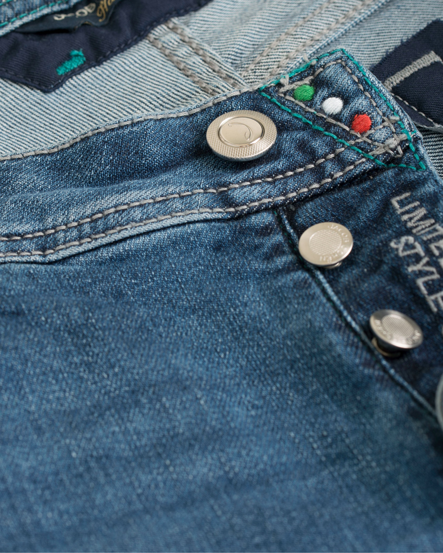Herre | Jeans | Jacob Cohën | Jacob Cohen 622 Limited Luxury Edition Slim Fit Jeans Light Blue