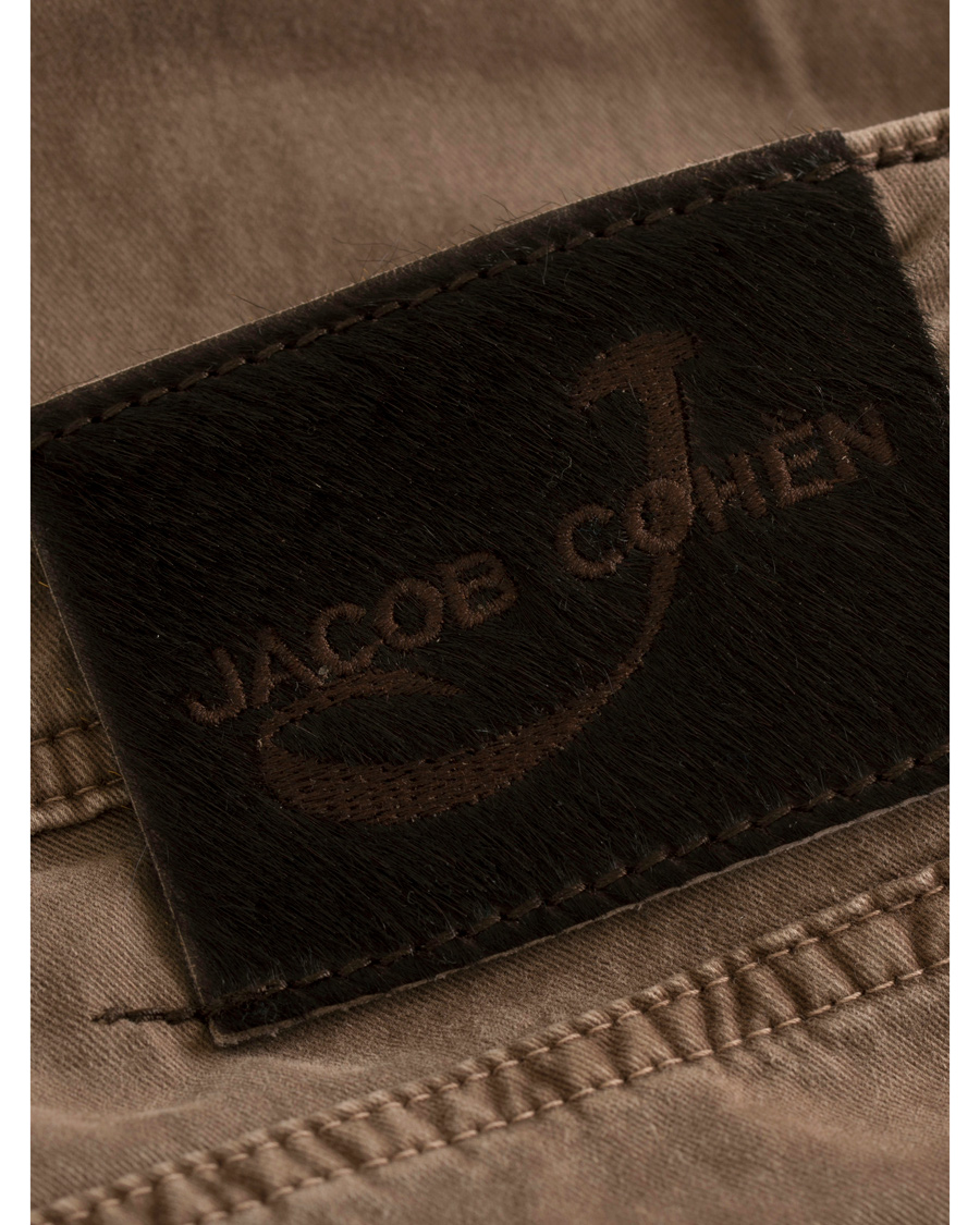 Herre | Bukser | Jacob Cohën | Jacob Cohen 622 Slim Fit 5-Pocket Trousers Light Brown