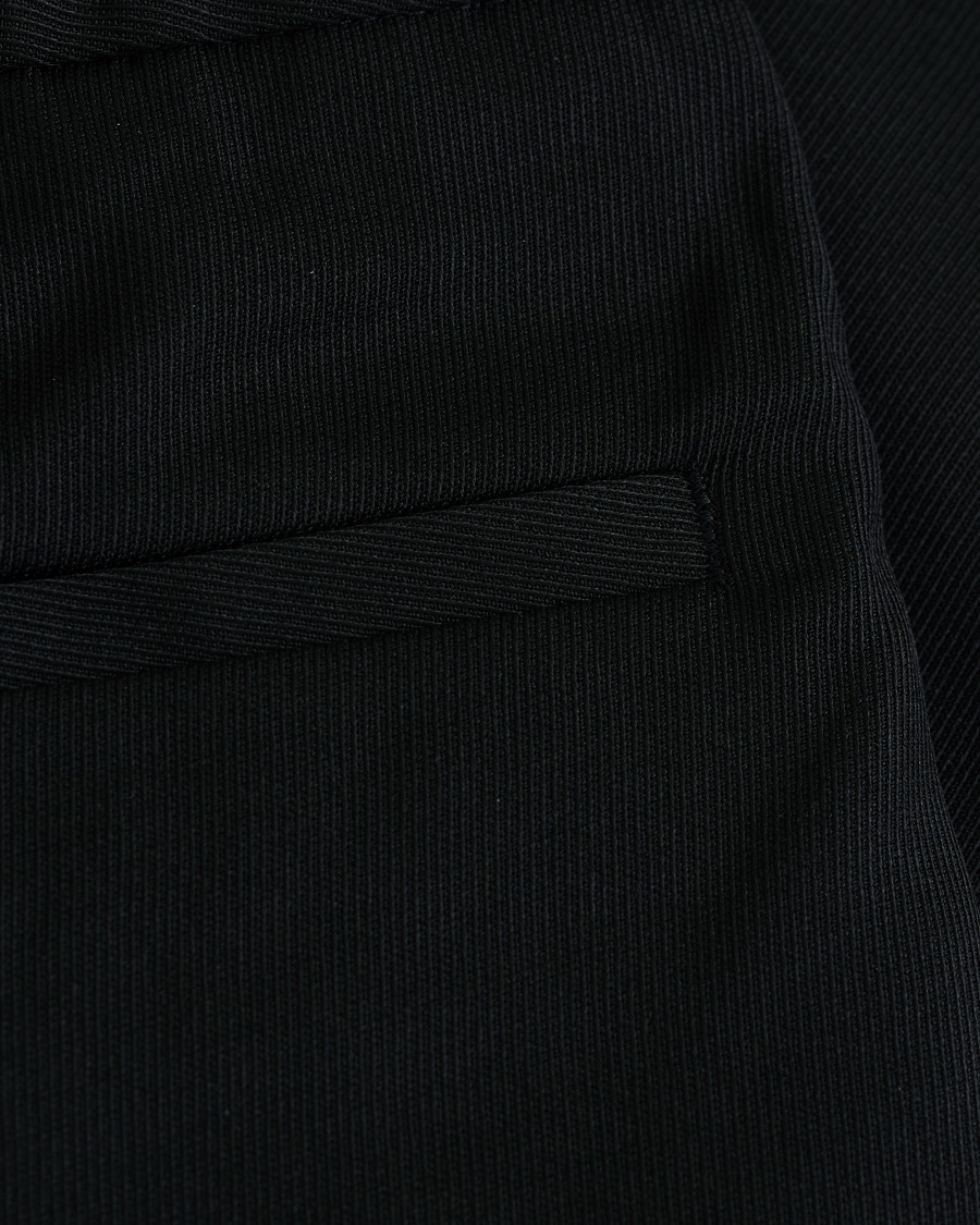 Herre | Bukser | Filippa K | Terry Gabardine Cropped Turn Up Trousers Black