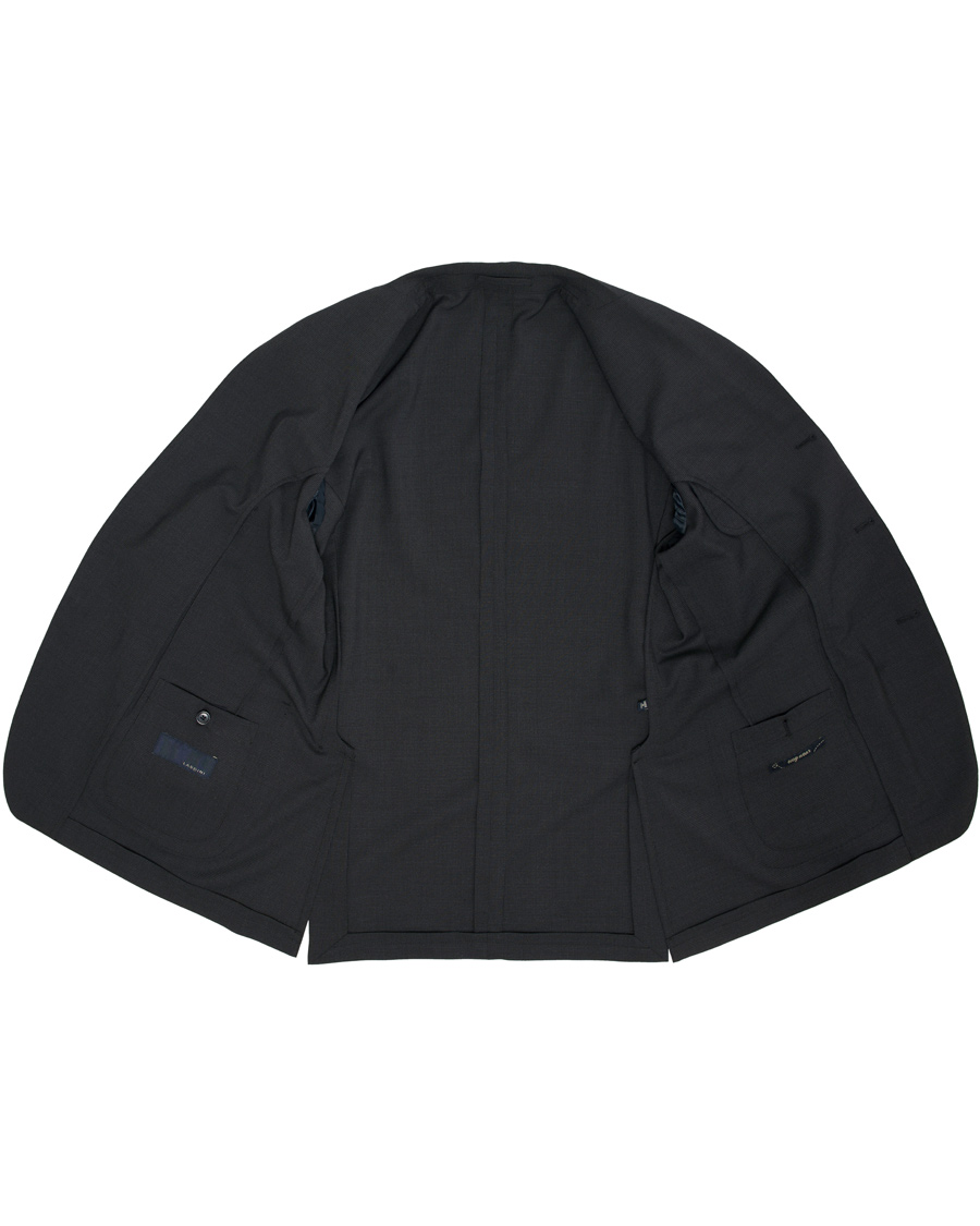 Herre | Dresser | Lardini | Travelling Micro Check Suit Navy