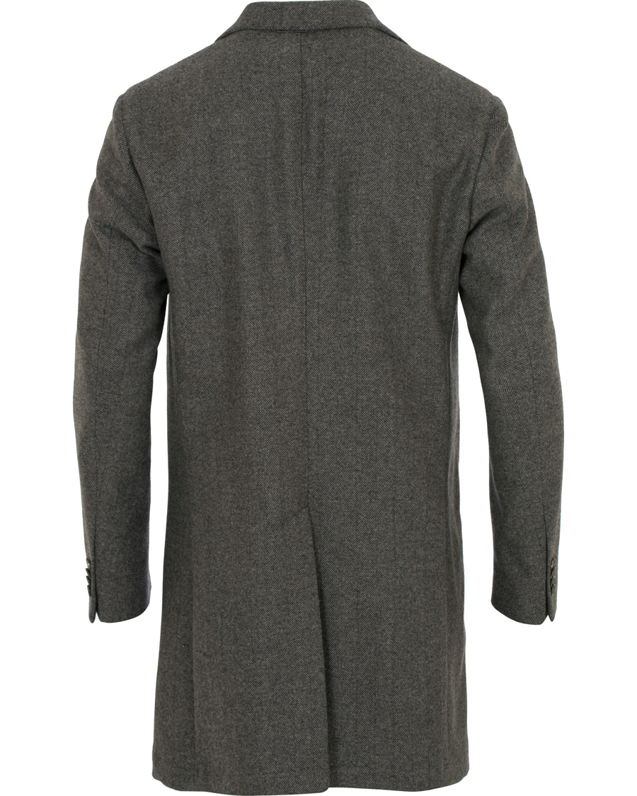 Herre | Jakker | L.B.M. 1911 | Wool Herringbone Notch Lapel Grey