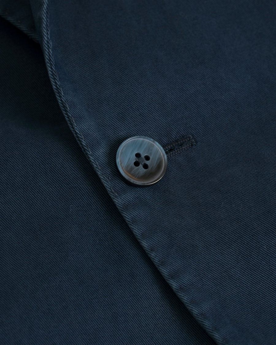 Herre | Dressjakker | L.B.M. 1911 | Jack Regular Fit Cotton Blazer Long Blue