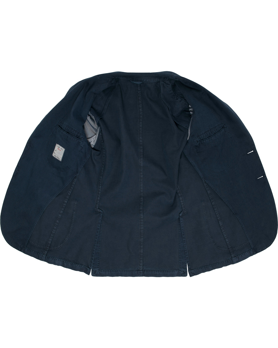Herre | Dressjakker | L.B.M. 1911 | Jack Regular Fit Cotton Blazer Long Blue