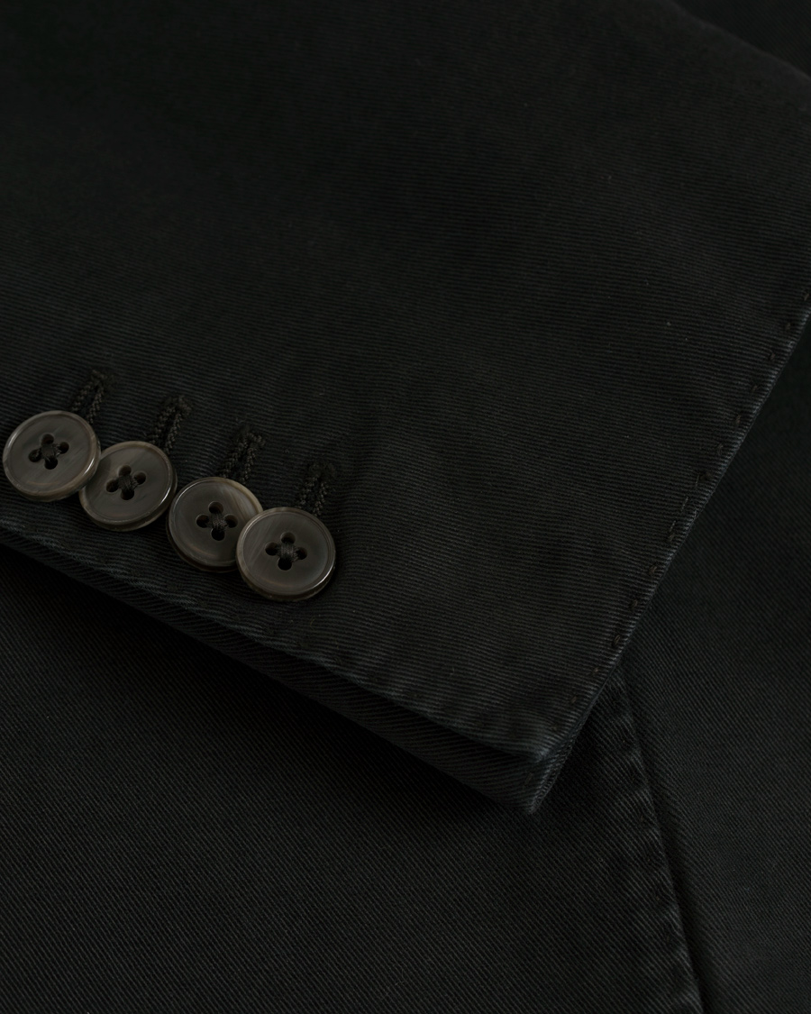 Herre | Dressjakker | L.B.M. 1911 | Jack Slim Fit Cotton Blazer Black