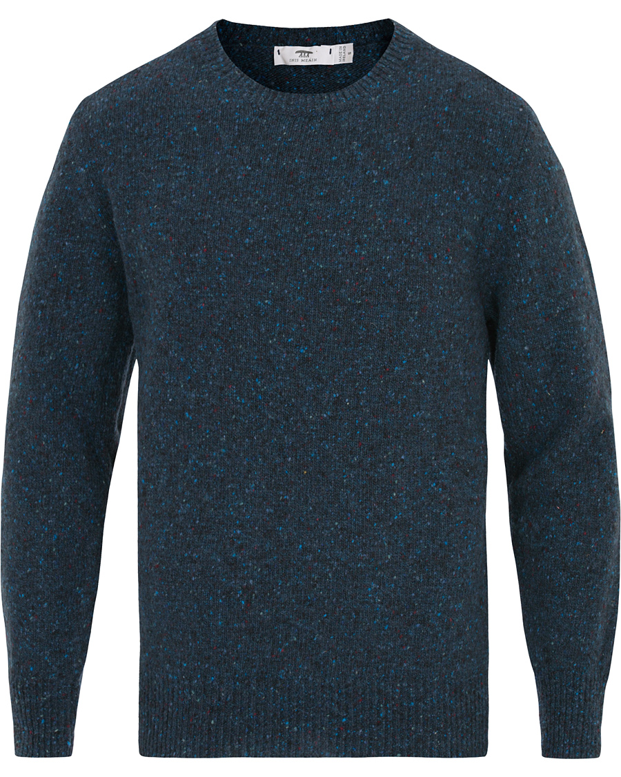 Herre | Gensere | Inis Meáin | Aran Wool Donegal Crew Neck Ronnach