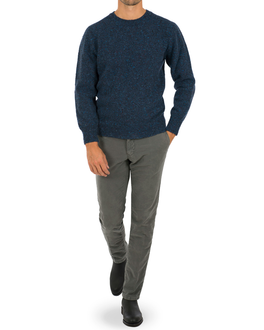 Herre | Gensere | Inis Meáin | Aran Wool Donegal Crew Neck Ronnach
