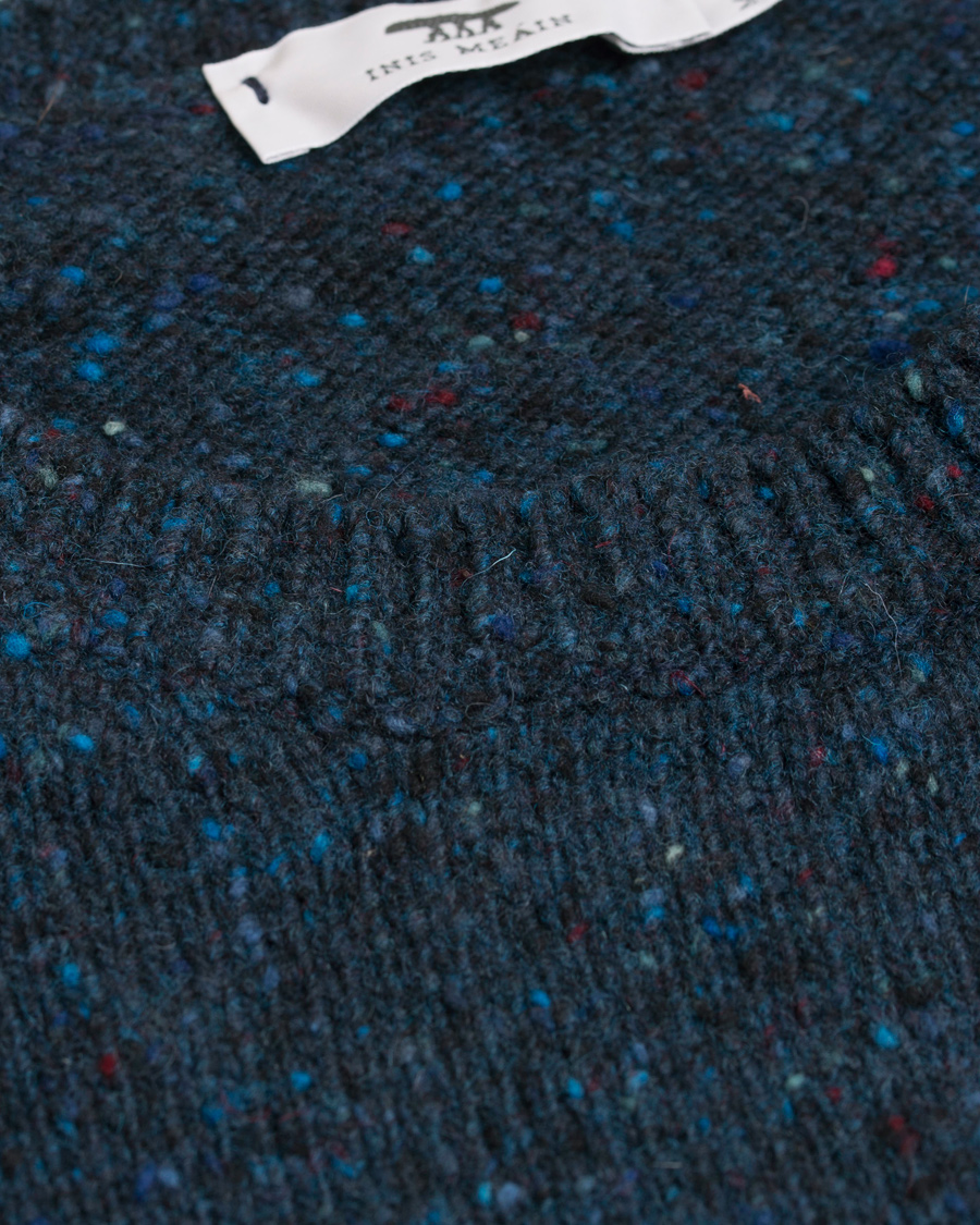 Herre | Gensere | Inis Meáin | Aran Wool Donegal Crew Neck Ronnach