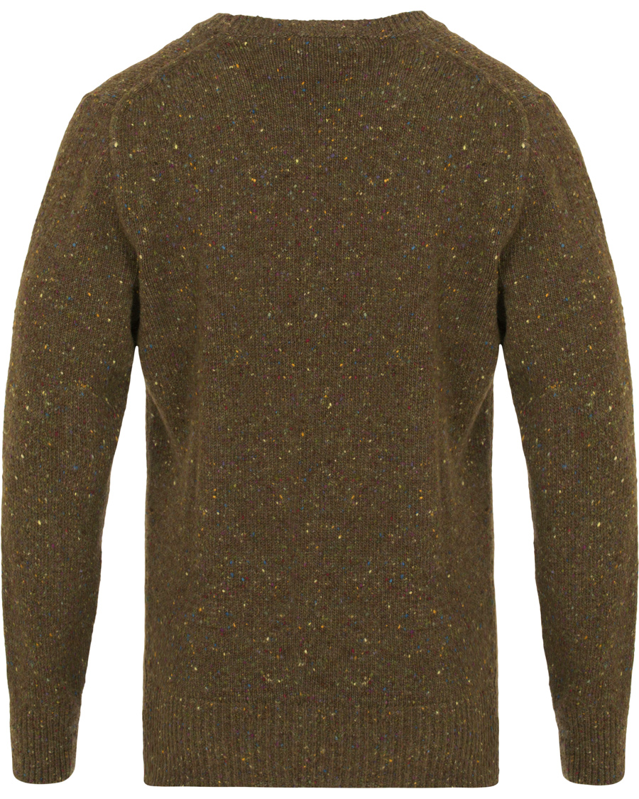 Herre | Gensere | Inis Meáin | Aran Wool Donegal Crew Neck Seabass