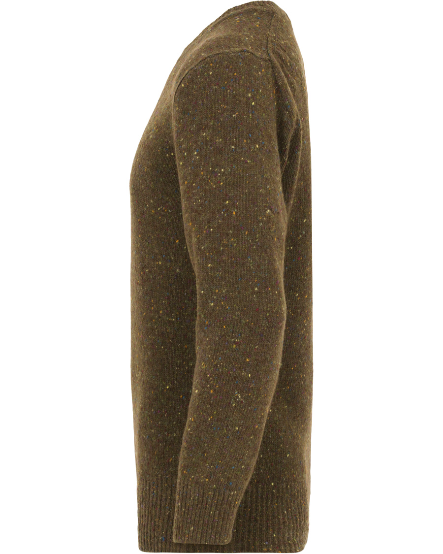 Herre | Gensere | Inis Meáin | Aran Wool Donegal Crew Neck Seabass