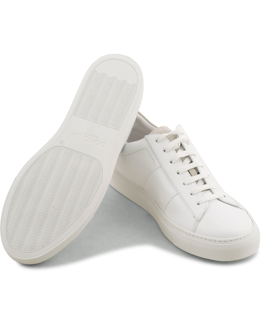 Herre | Dondup Leather Sneaker White | Dondup | Leather Sneaker White