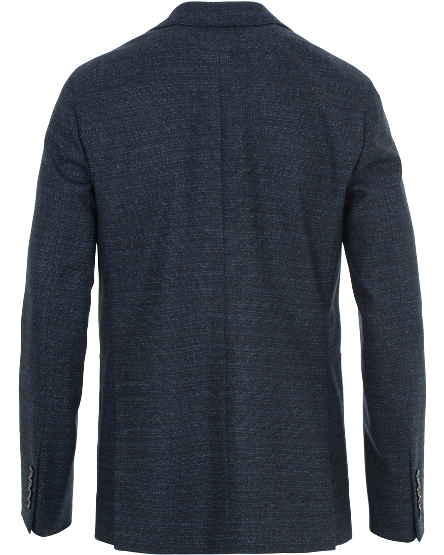 Herre | Dressjakker | Caruso | Structured Wool Blazer Navy