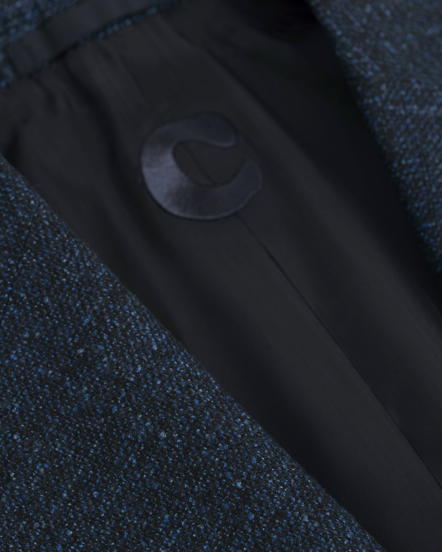 Herre | Dressjakker | Caruso | Structured Wool Blazer Navy