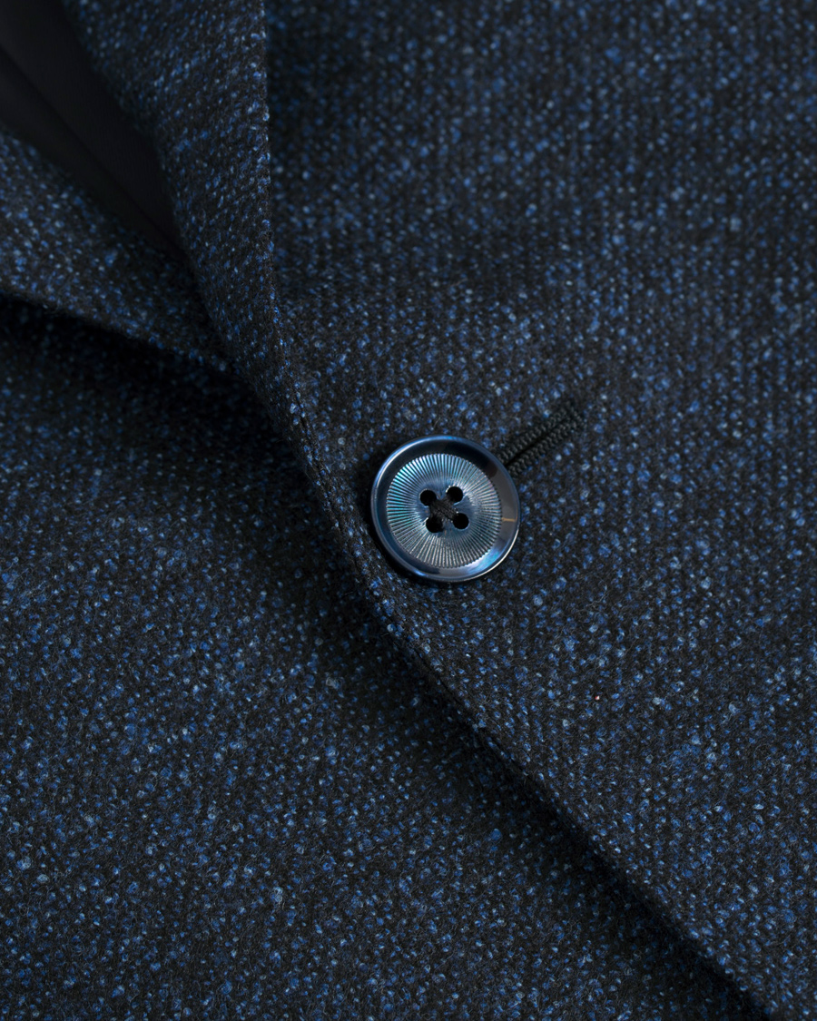Herre | Dressjakker | Caruso | Structured Wool Blazer Navy