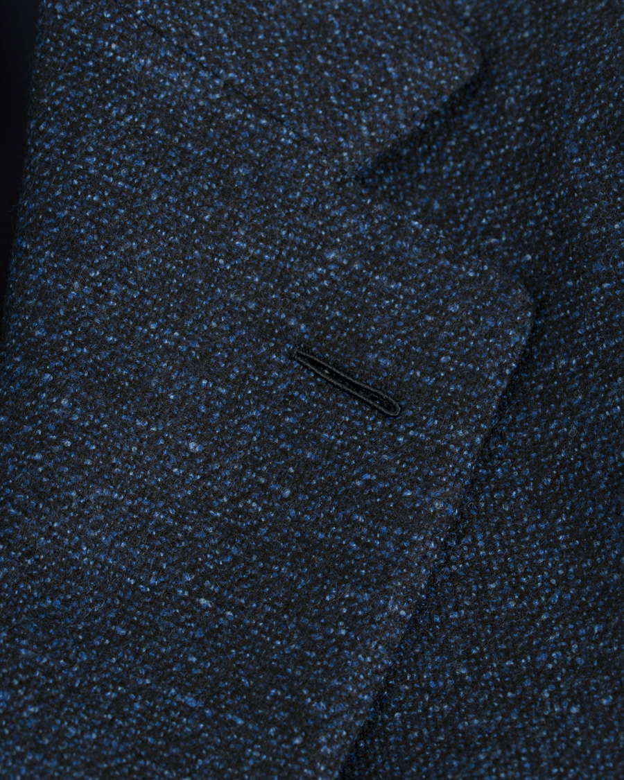 Herre | Dressjakker | Caruso | Structured Wool Blazer Navy