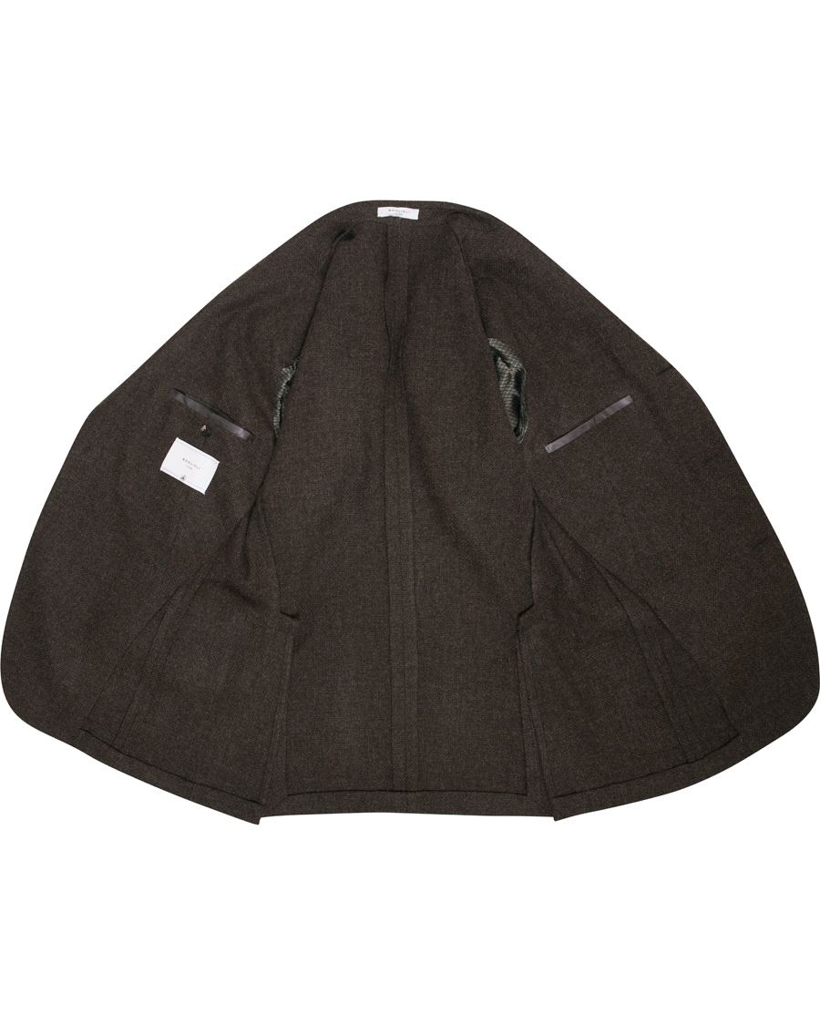 Herre | Dressjakker | Boglioli | K Jacket Structured Wool Blazer Brown