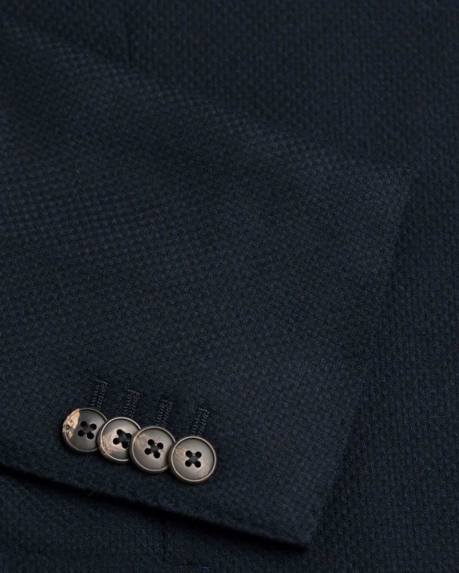 Herre | Dressjakker | Boglioli | K Jacket Structured Wool Blazer Navy
