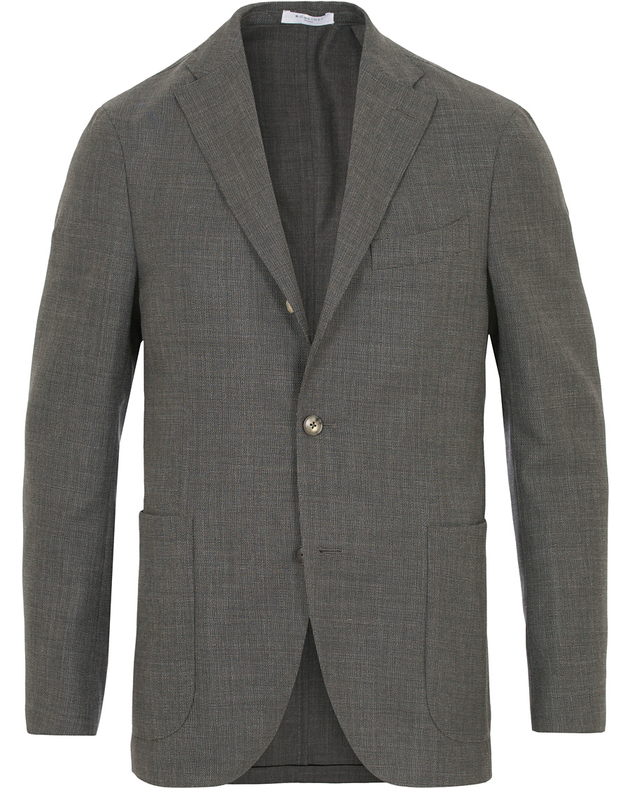 Herre | Dressjakker | Boglioli | K Jacket Wool Blazer Dark Grey