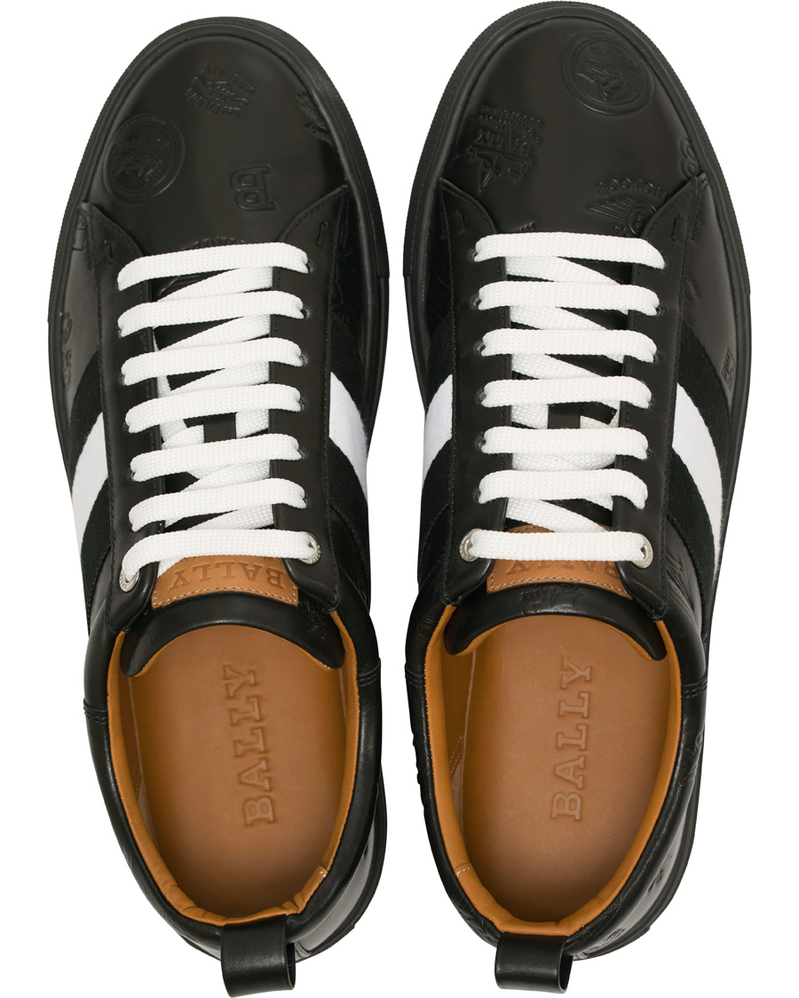 Herre | Bally Helvio Sneaker Black Tattoo Calf | Bally | Helvio Sneaker Black Tattoo Calf