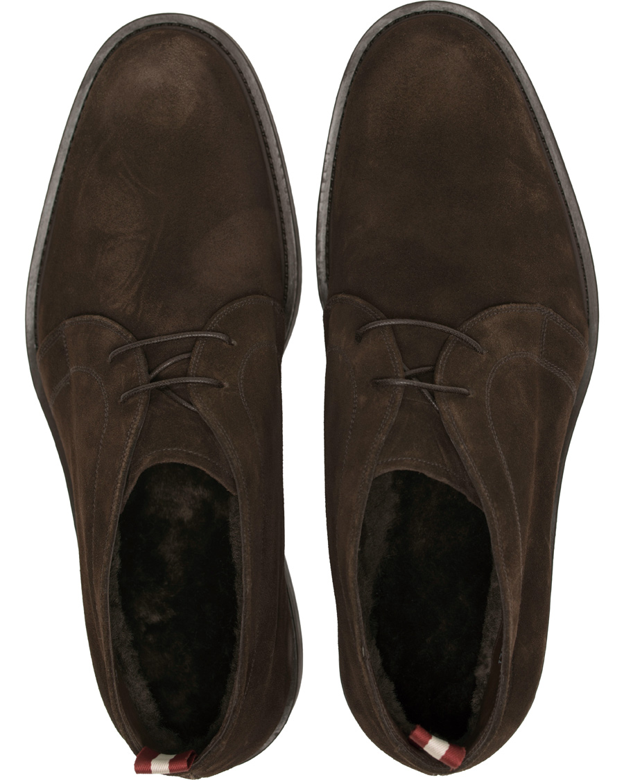 Herre | Bally Vilmar Chukka Fur Boot Coffee Brown Suede | Bally | Vilmar Chukka Fur Boot Coffee Brown Suede