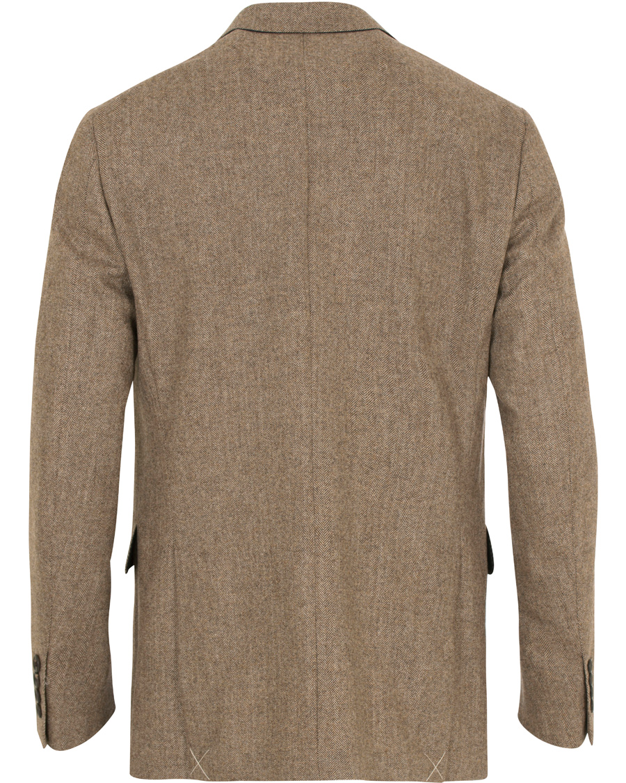 Herre | Dressjakker | Dunhill | Notch Lapel Wool Blazer Brown