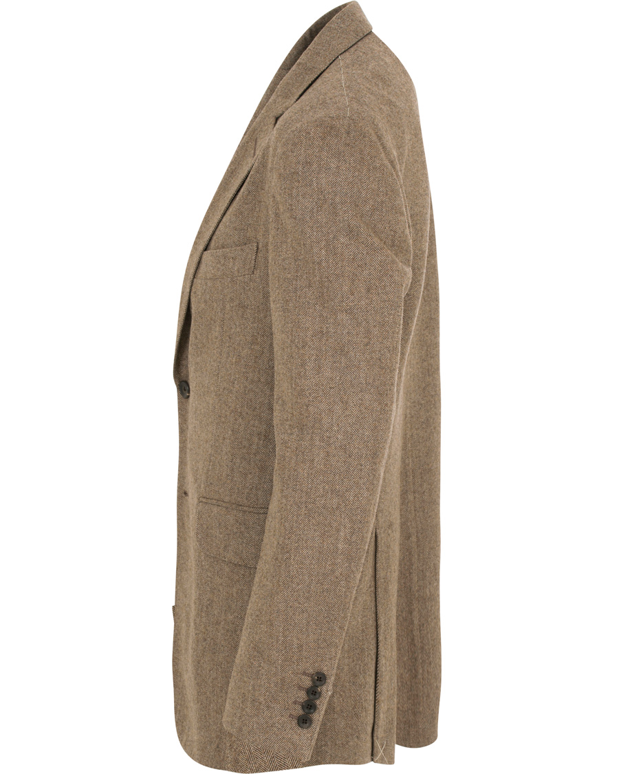Herre | Dressjakker | Dunhill | Notch Lapel Wool Blazer Brown
