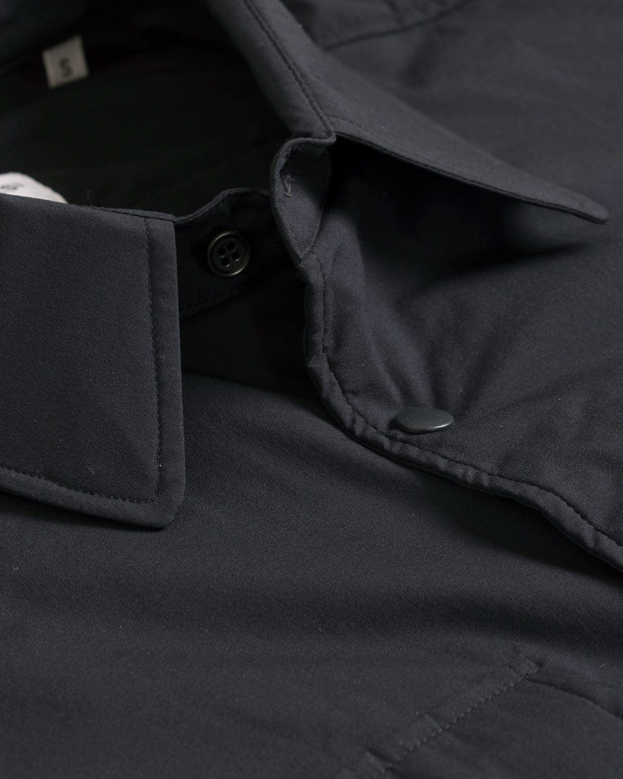 Herre | Jakker | Aspesi | Stretch Field Shirt Jacket Dark Navy