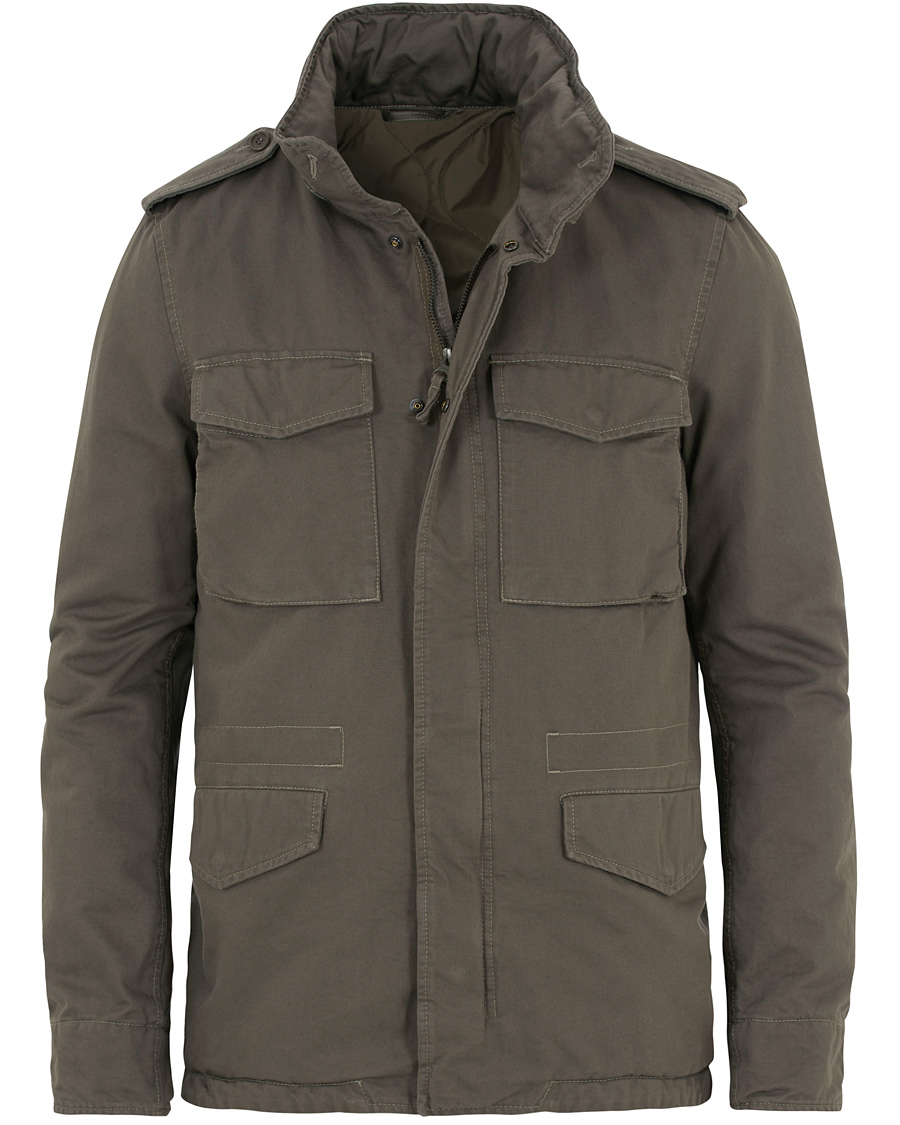 Herre | Jakker | Aspesi | Cotton Field Jacket Olive