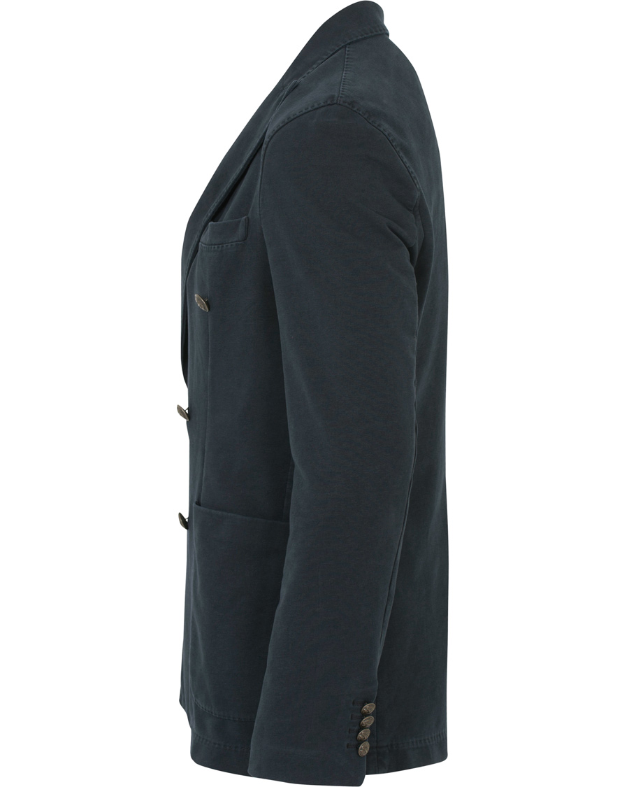 Herre | Dressjakker | Circolo 1901 | Jersey Patch Pocket Double Breasted Blazer Navy