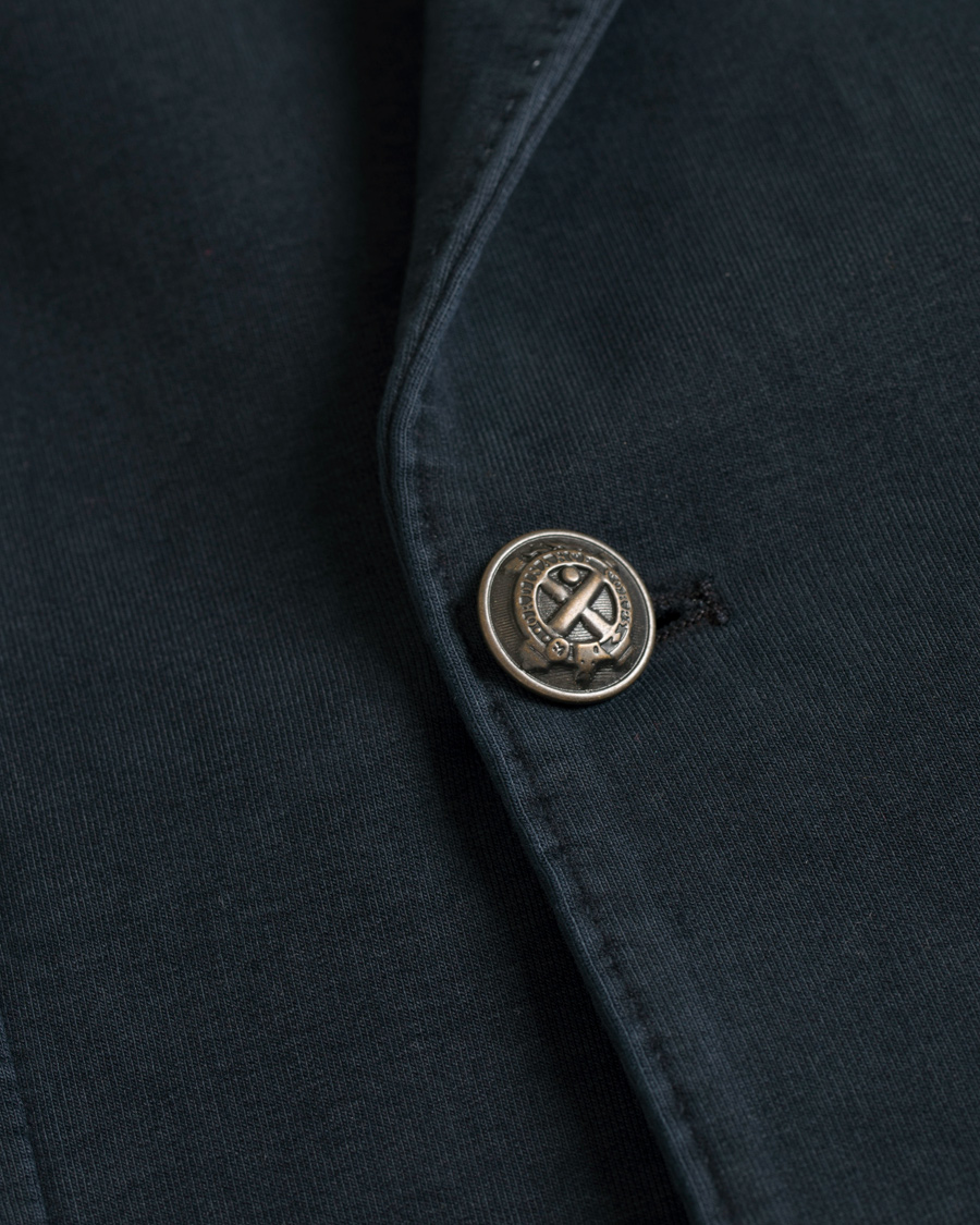Herre | Dressjakker | Circolo 1901 | Jersey Patch Pocket Double Breasted Blazer Navy