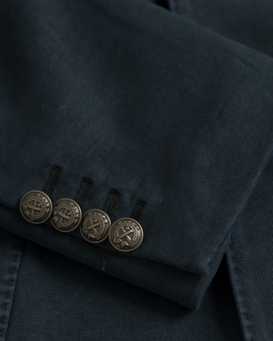 Herre | Dressjakker | Circolo 1901 | Jersey Patch Pocket Double Breasted Blazer Navy