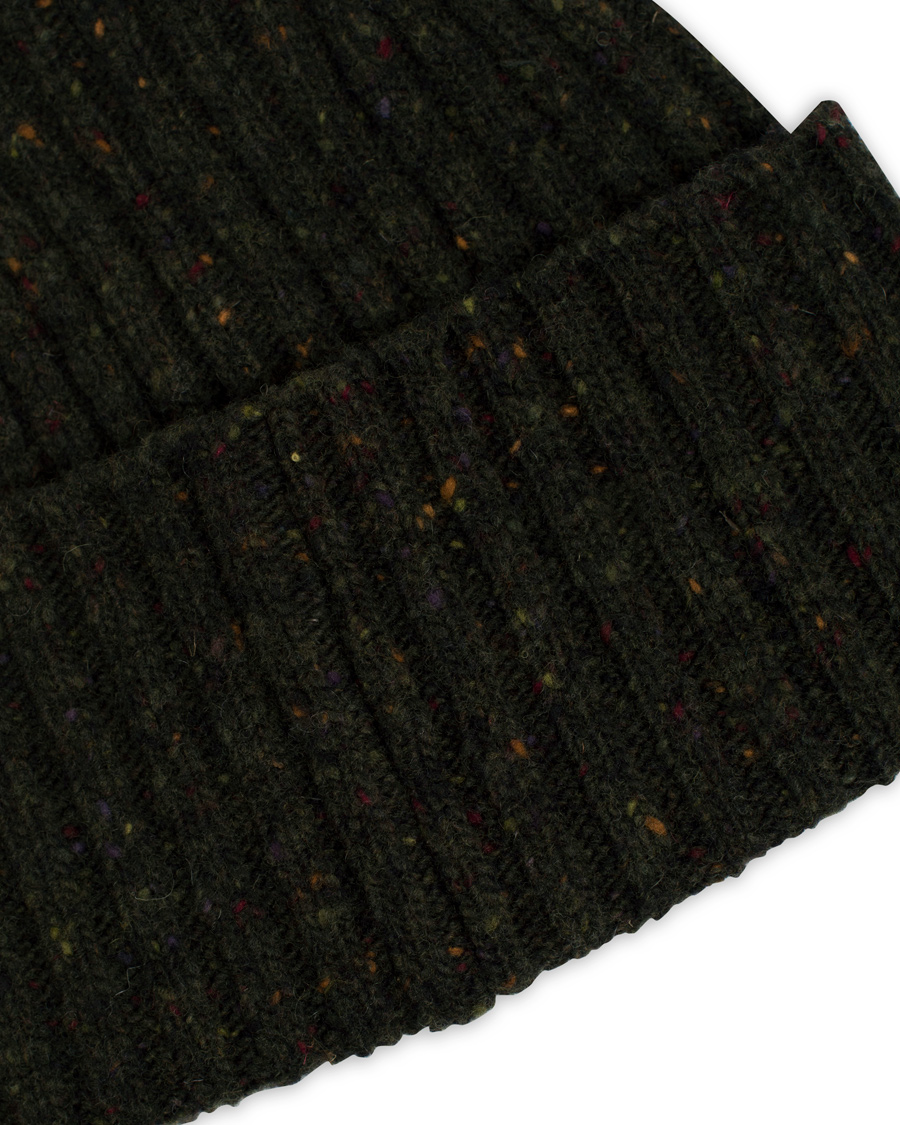 Herre | Drake's Donegal Merino Wool Hat Dark Green | Drake's | Donegal Merino Wool Hat Dark Green